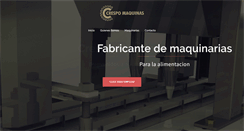 Desktop Screenshot of crespomaquinas.com.ar